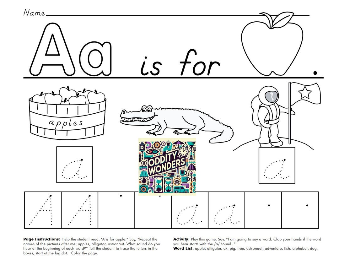 26 Letters Handwriting Practice Sheets, Alphabet Tracing Worksheets ...