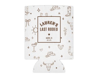 Custom Last Rodeo Dosenkühler: Western und Cowgirl Junggesellinnenabschied