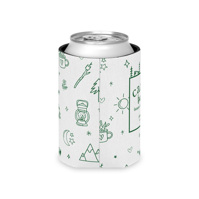 camp bach decor, bach can cooler, custom can cooler, bach favors, bachelorette cozies, beach bachelorette, camp bachelorette, bachelorette decor, bachelorette party, bridal party, bridal party gifts, custom party favor, custom party favors