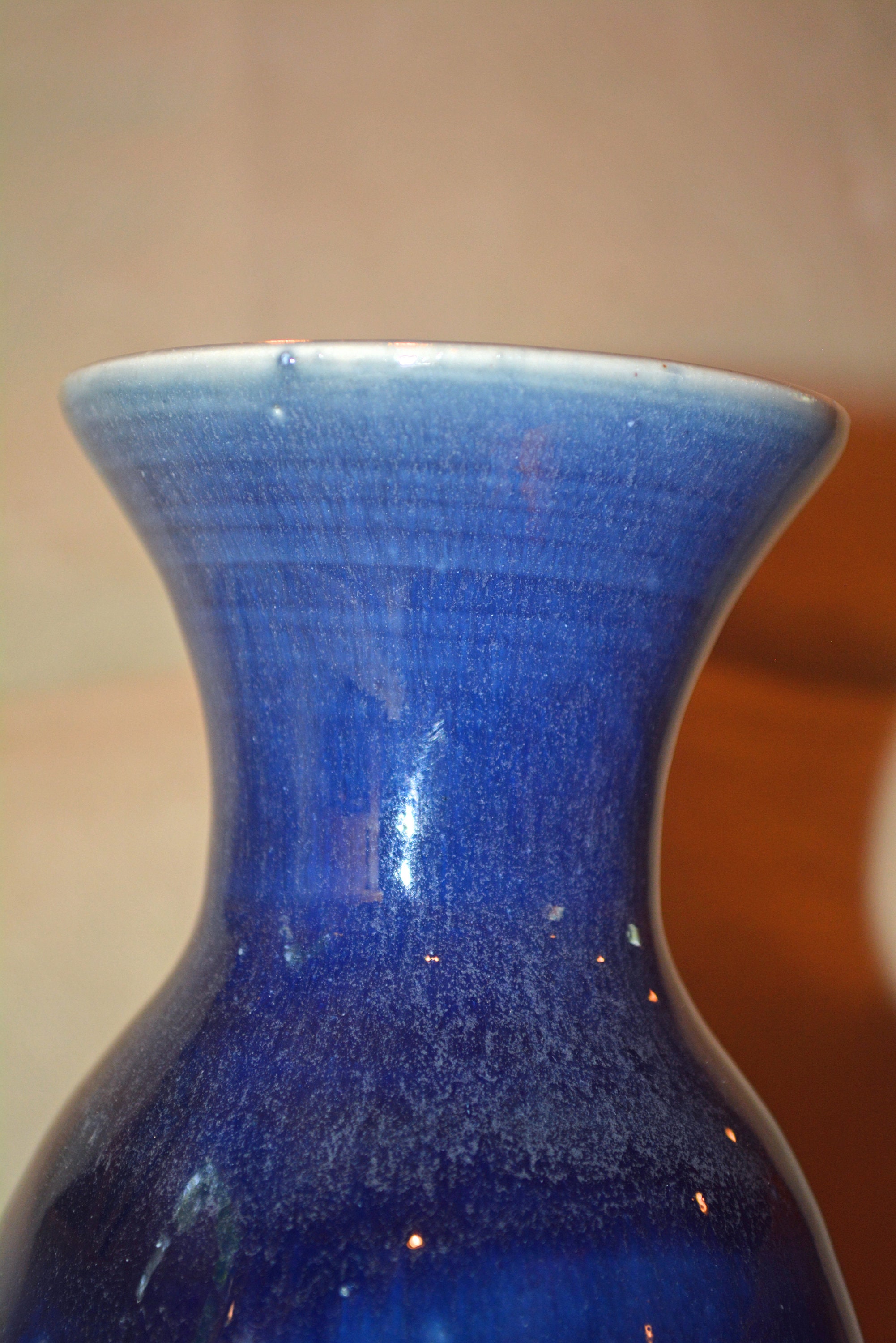 Ceramic Vase Handmade Vase Pottery Blue Pottery Vase Vase Etsy