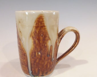 Coffee Mug, Ceramic Mug, Pottery Handmade, White and Gold, Ceramics and Pottery Mug, Tea Cup, Soup Mug, Pottery Coffee Mugs , Latte, Gift