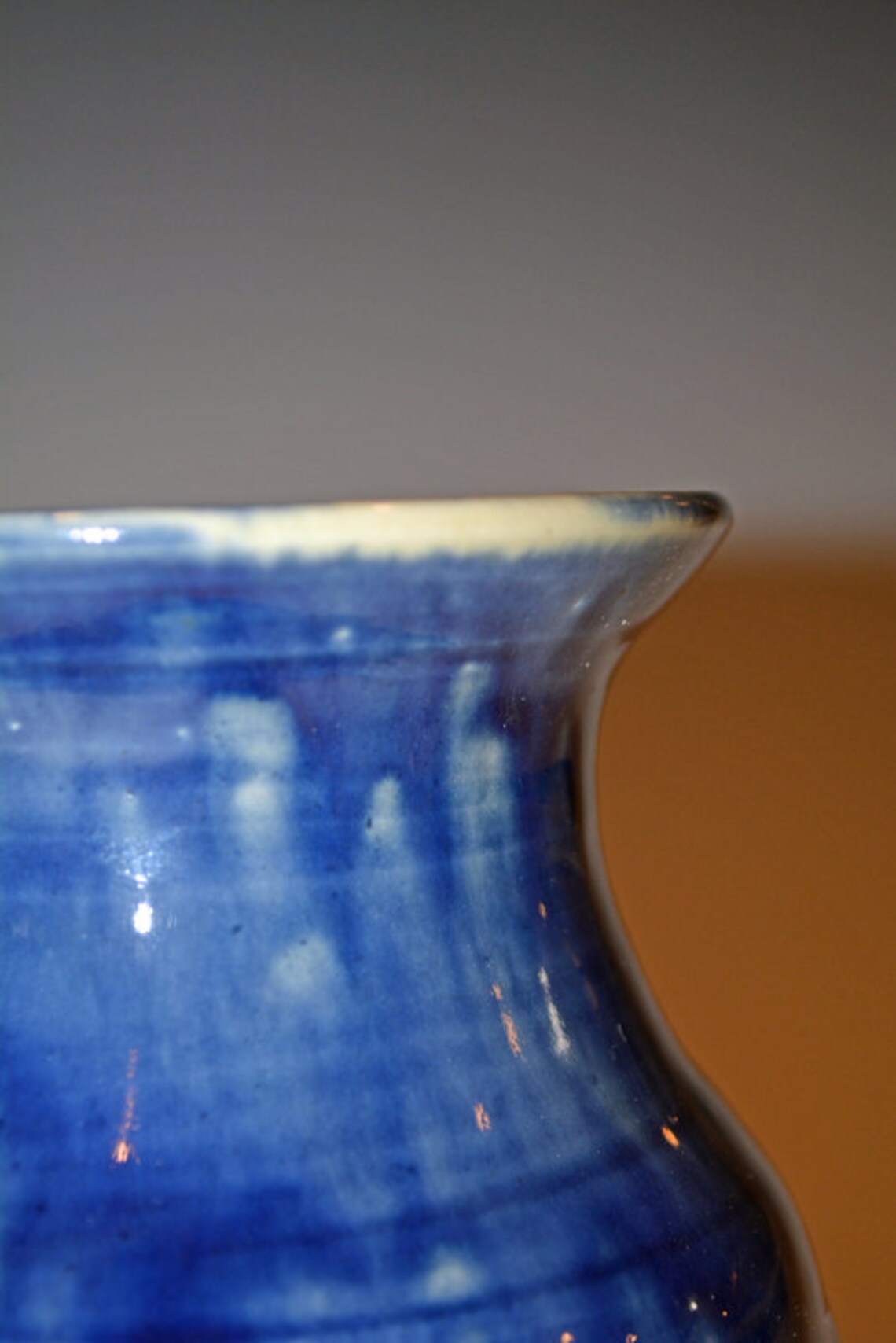 Ceramic Vase Handmade Vase Pottery Blue Pottery Vase Vase Etsy