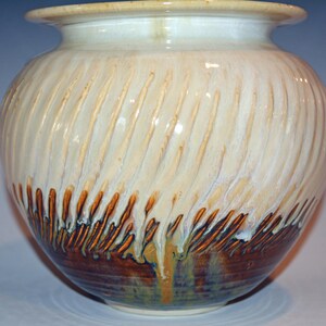 Ceramic Vase Handmade, Vase Pottery, White and Gold, Large Pottery Vase, Vase for Wedding, Gift
