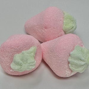 Jumbo Marshmallow Strawberries, Strawberry Marshmallow, Strawberry, Custom Candy