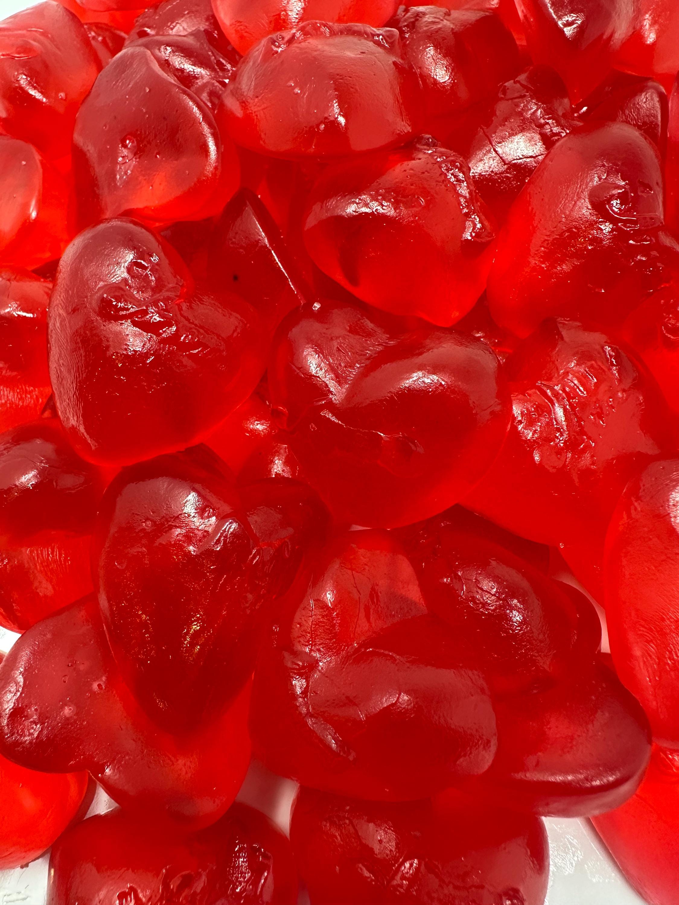 Swedish Raspberry Swedish Raspberry Jelly Hearts | Scandinavian Gummies, Valentine's ...