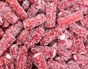 Sour Strawberry Licorice Pencil Bites — Swedish Candy