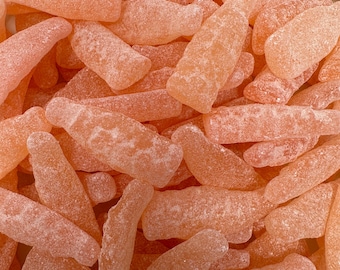 Sour Swedish Grapefruit Bottles | Authentic Nordic Gummy Candy | Firm & Chewy | Sweet Obsessions Candies
