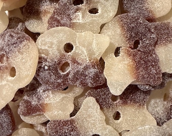 BUBS Swedish Cola Skulls – Sour Fizzy Gummy Candy