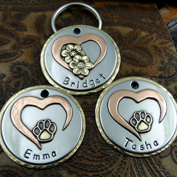 open heart - dog id tag, pet tag – personalized dog tag – dog tag for dogs – pet id tags – dog tag – islandtopcustomtags – islandtopdesigns