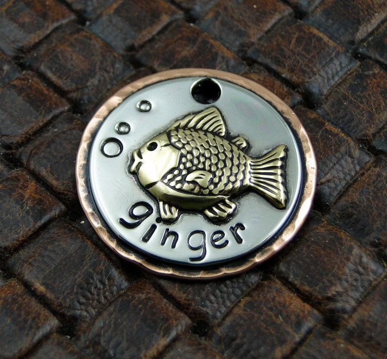 fish dog tag