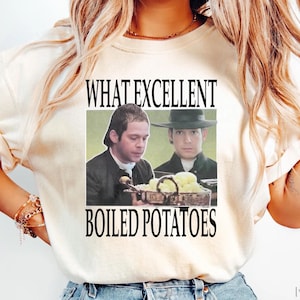 Boiled Potatoes Funny Meme Comfort Colors Shirt, Pride and Prejudice Tshirt, Fitzwilliam Darcy Tee, Elizabeth Bennet Ring Dress, Bennet Doll
