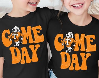 Game Day Tennessee Football Toddler Youth Shirt, Tennessee Game Day Sweatshirt, Tennessee Volunteers Shirt, Kids Toddler Baby Bodysuit Tee