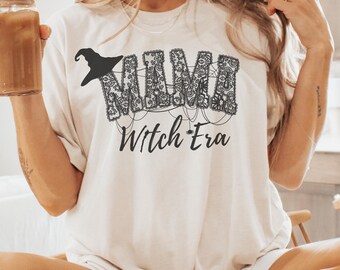 Mama Witch Era T-Shirt: Spooky Season Bella + Canvas Tee