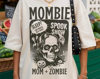 Camiseta Mombie Halloween: Fantasia engraçada de mãe zumbi - Camiseta Comfort Colors