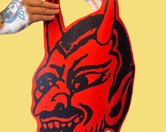 Devil Magnet Car Decal