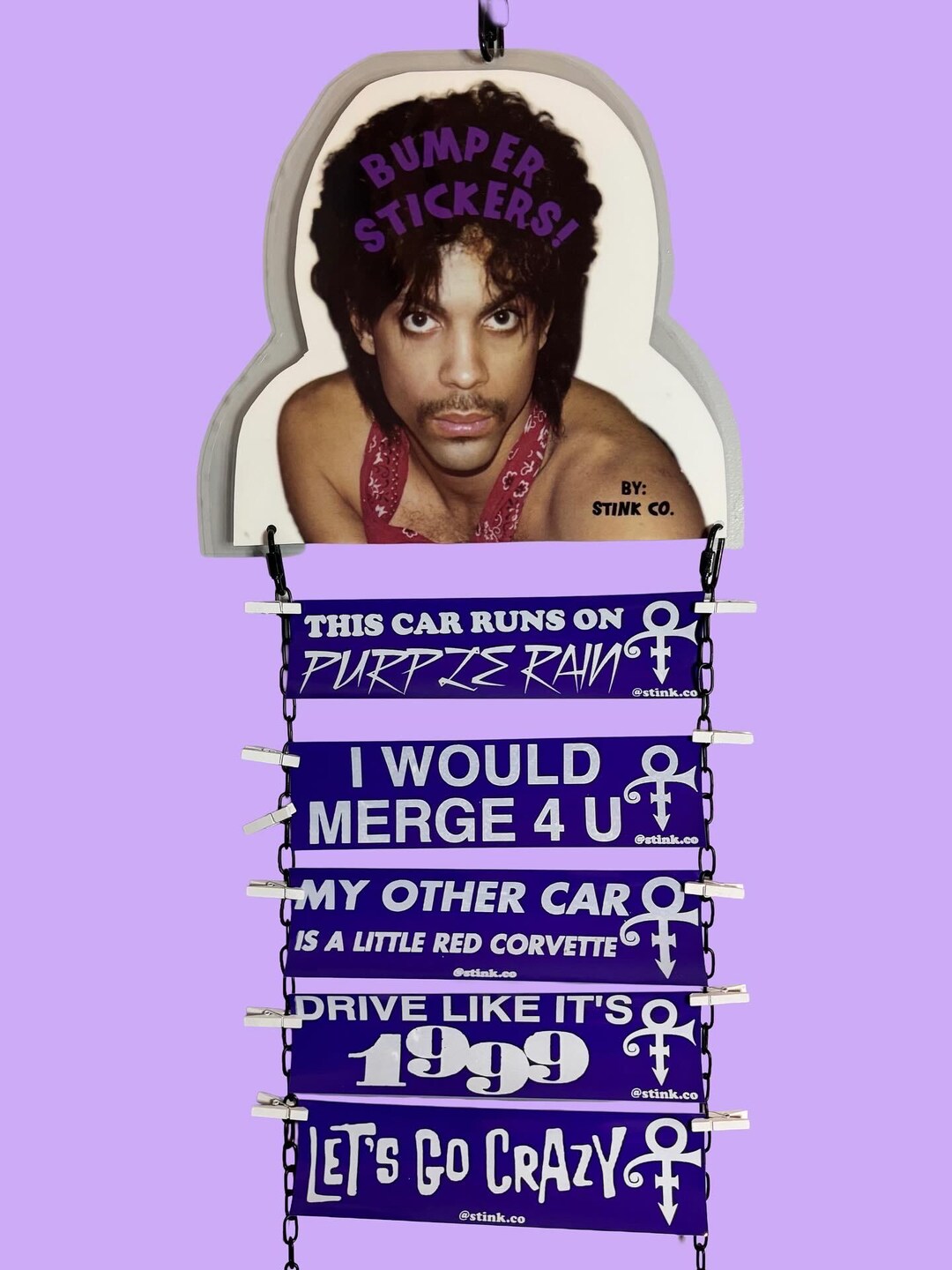 Prince Face Sticker Prince Bumper Stickers: Funny Novelty Music Stickers - Etsy