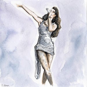 MARINA watercolor print