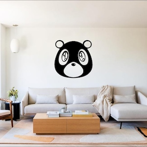 Adesivo da parete Graduation Bear / Yeezy + pacchetto adesivi omaggio