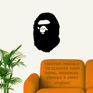 Ape Hypebeast Wall Decal + Free Sticker Pack