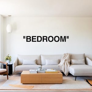 Adhesivo de pared "Dormitorio" de Hypebeast + paquete de pegatinas gratuito