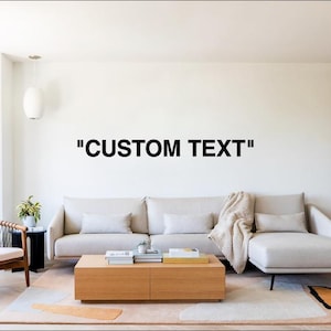 Sticker mural Hypebeast « Texte personnalisé » + lot d'autocollants gratuit