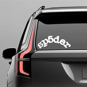 Adesivo per auto Sp5der / Young Thug Weather Proof + acquistane uno e ricevine uno gratis