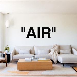 Adesivo da parete "Air" Hypebeast + pacchetto adesivi omaggio
