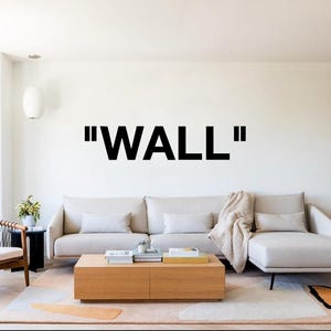 Adhesivo de pared "Wall" de Hypebeast + paquete de pegatinas gratuito
