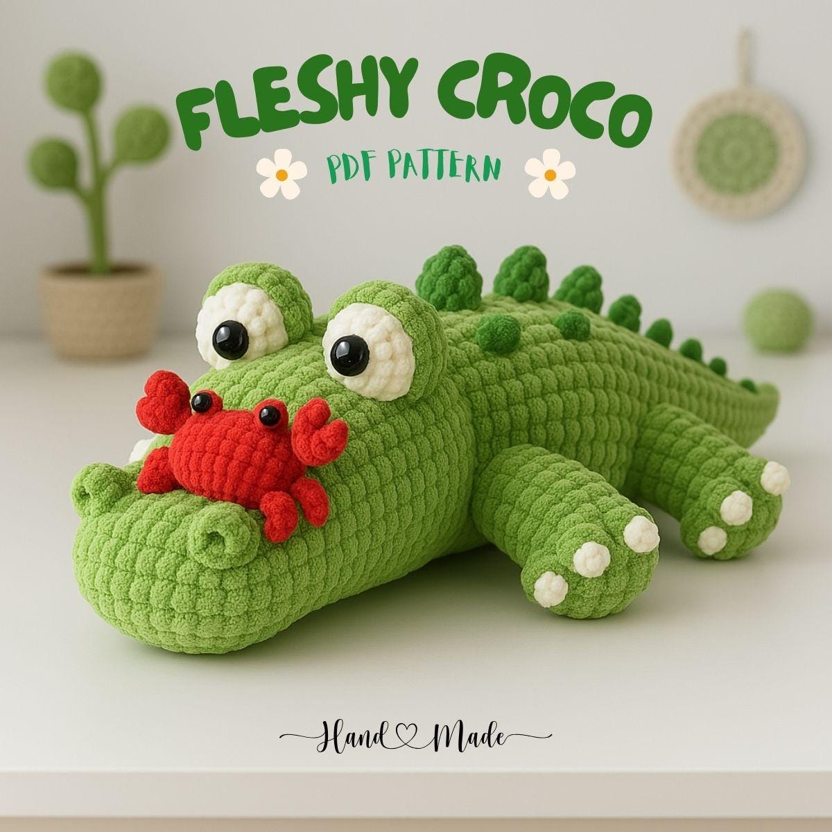 Crocodile Plush - Etsy