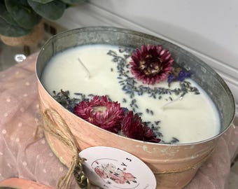 Hand Poured Soy Candle "Jardin"