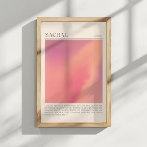 Empower Your Inner Fire with SACRAL Affirmations Wall Art Printables – Inspiring Human Design Authority Poster