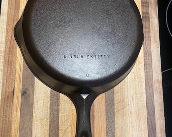 Vintage Wagnerware No. 6 Cast Iron Skillet: Restored Rustic Kitchen Decor