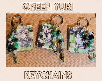 The Guy She Was Interested in Wasn't a Guy at All | Green Yuri | Keychains