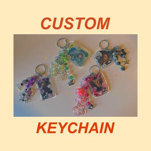 Custom Character/Celebrity Acrylic Photo Keychain | Build it yourself!