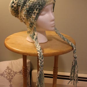 Shades of Sage Ear Flap Hat