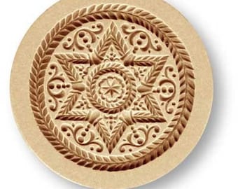 Baroque Star of David springerle cookie mold by anis-paradies 1673 NEW