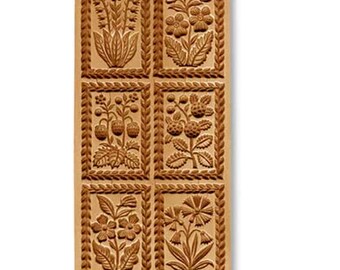 Six Pictures Flowers springerle cookie mold by anis-paradies 8902