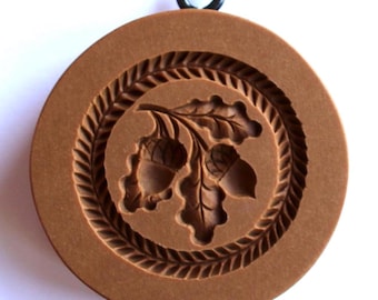 Two Acorns springerle cookie mold by Änis-Paradies (Anise-Paradise) 2977