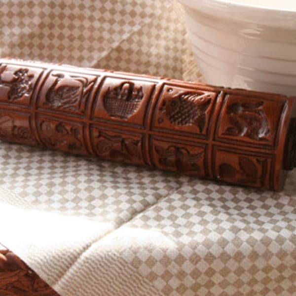 Gingerhaus - House on the Hill Showstopper Gingerbread Springerle Rolling Pin