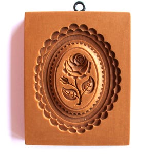 Rose Oval springerle cookie mold by anis-paradies 2222