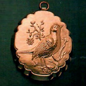 Birth Gramm Bird copper mold BG1106-F Robin Facing Right