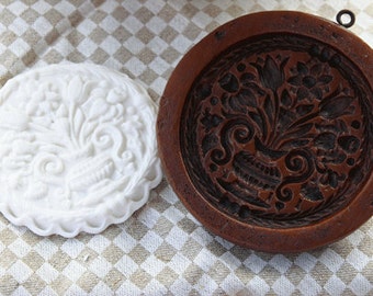 Gingerhaus Floral Bouquet Springerle Gingerbread Cookie Mold