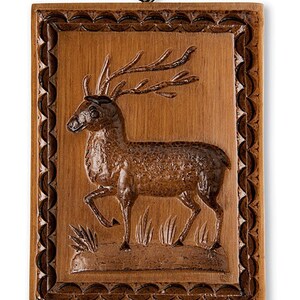 Gingerhaus - House on the Hill Springerle Buck Deer Reindeer Cookie Mold