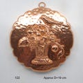 Birth Gramm Bird on Basket copper mold BG1227 New!