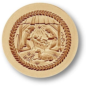 Christmas Creche Nativity of 2012 springerle cookie mold by anis-paradies 1241