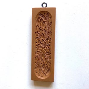 Winter Staff Ladyfinger springerle cookie mold by Änis-Paradies AP1207