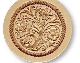 Floral Ornament springerle cookie mold by anis-paradies 2261