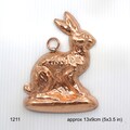 Birth Gramm Rabbit Facing Right copper mold BG1211 New!