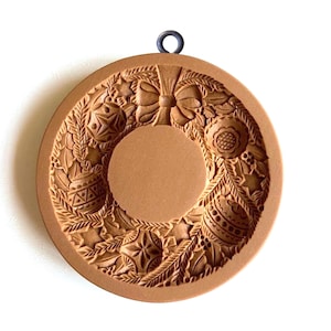 Christmas Wreath springerle cookie mold by Änis-Paradies AP1243