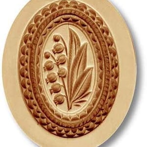 Lilies Lily of the Valley springerle cookie mold by anis-paradies 2215